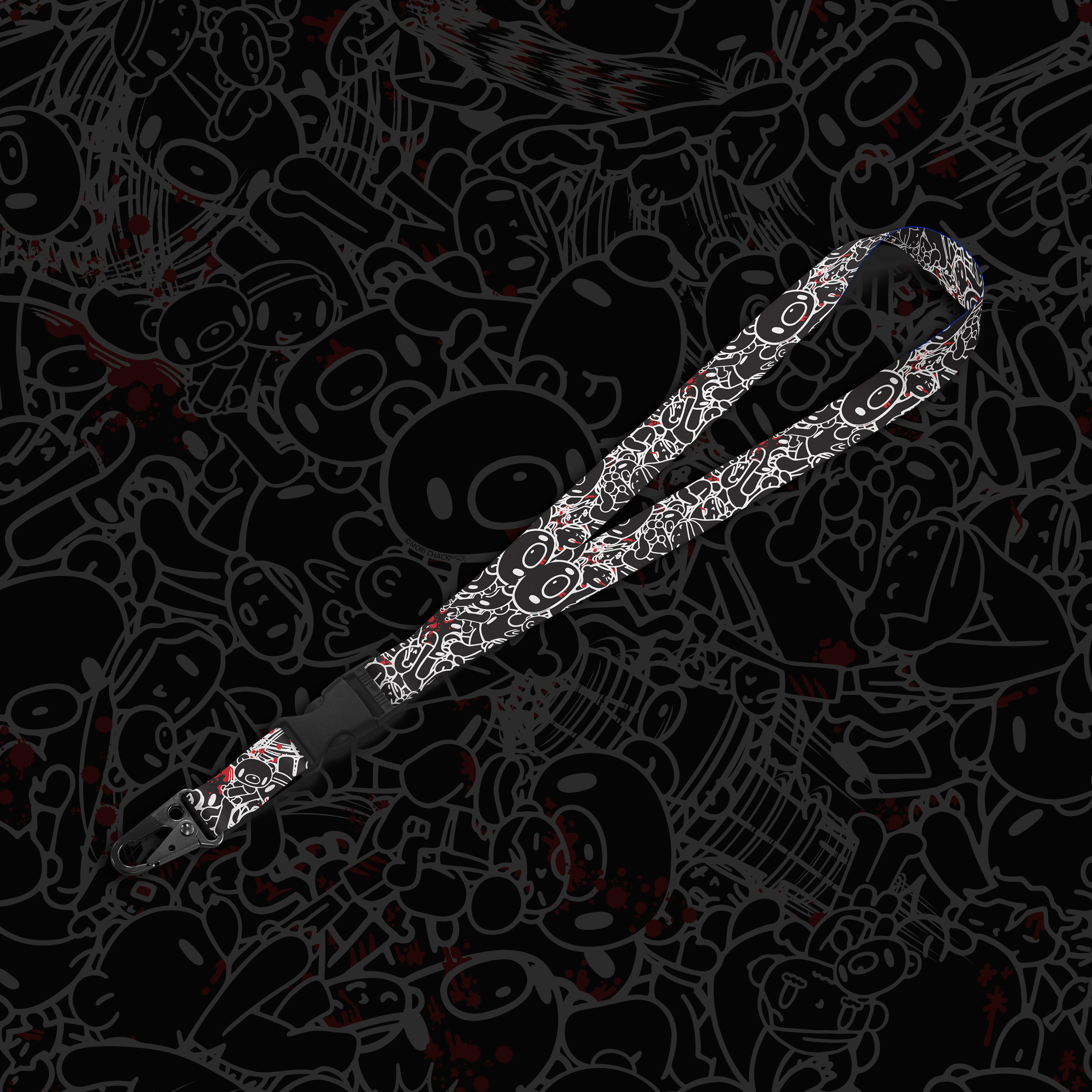 Noir Lanyard